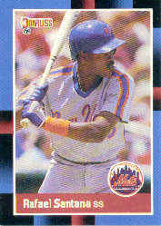 1988 Donruss Baseball Cards    633     Rafael Santana
